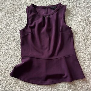 Banana Republic Purple Peplum Tank